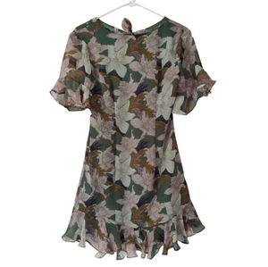 Hello Molly Saints + Secrets Floral Mini Dress open back